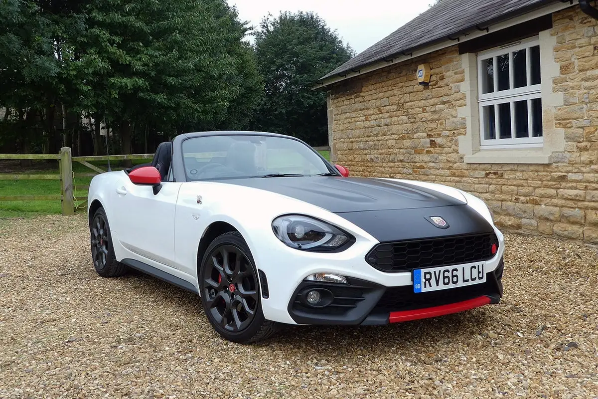 Abarth 124 Spider Review 2023: front