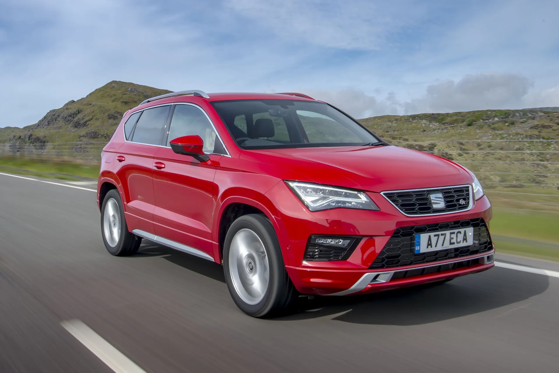 SEAT Ateca Review: Front Side View