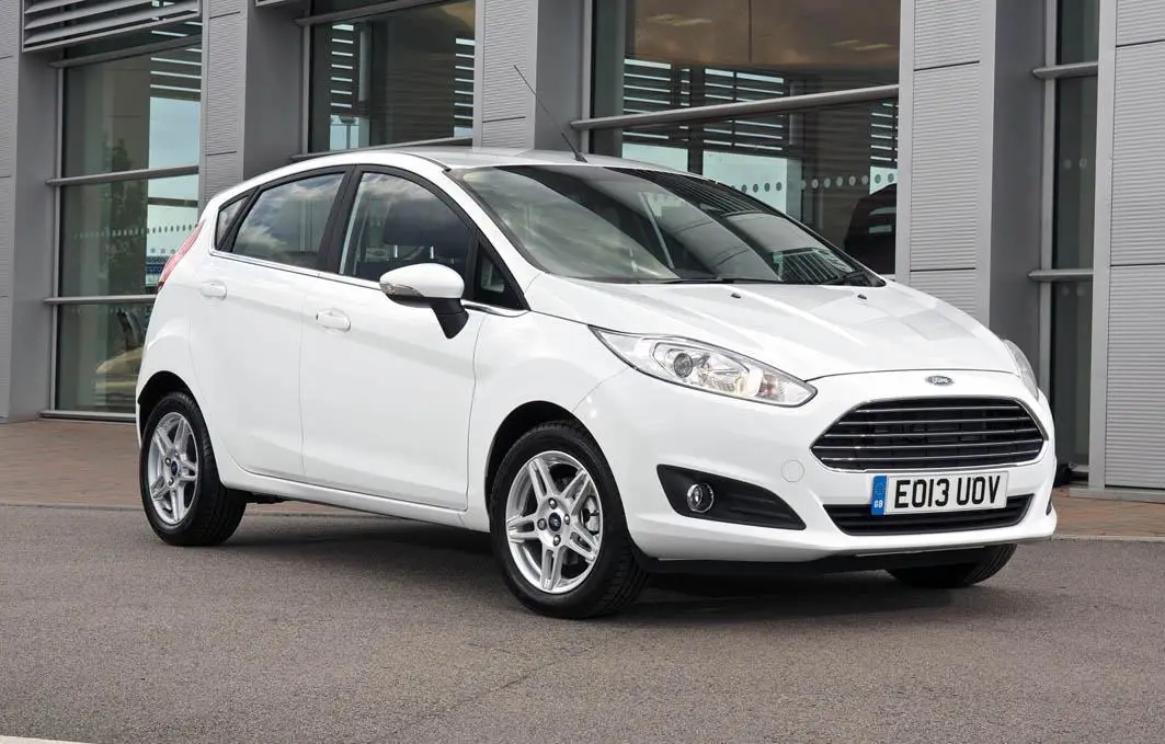 Used Ford Fiesta (2013-2017) Review: exterior front three quarter photo of the Ford Fiesta