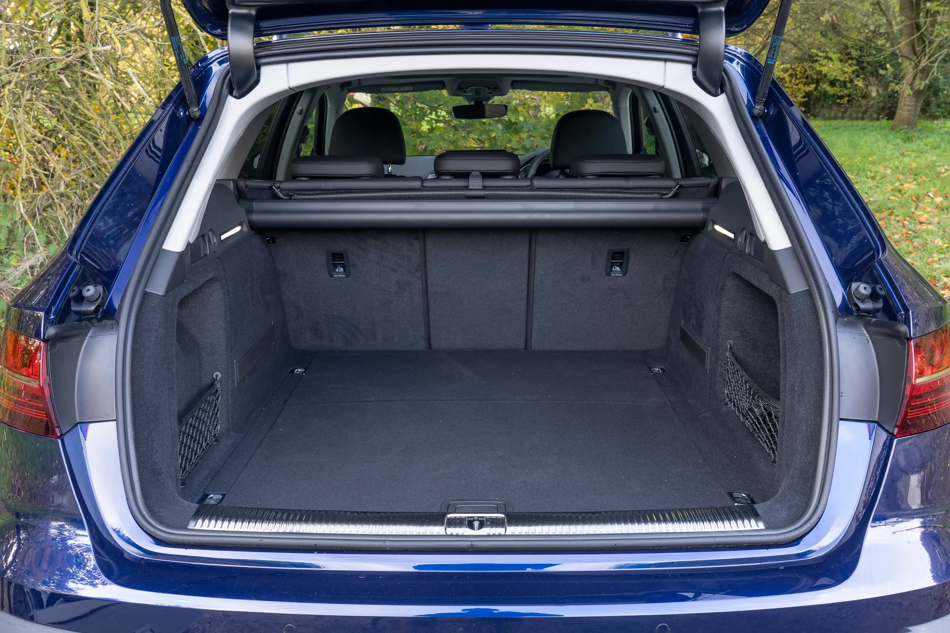 Audi A4 Allroad (2015-2022) Review: interior close up photo of the Audi A4 Allroad boot space