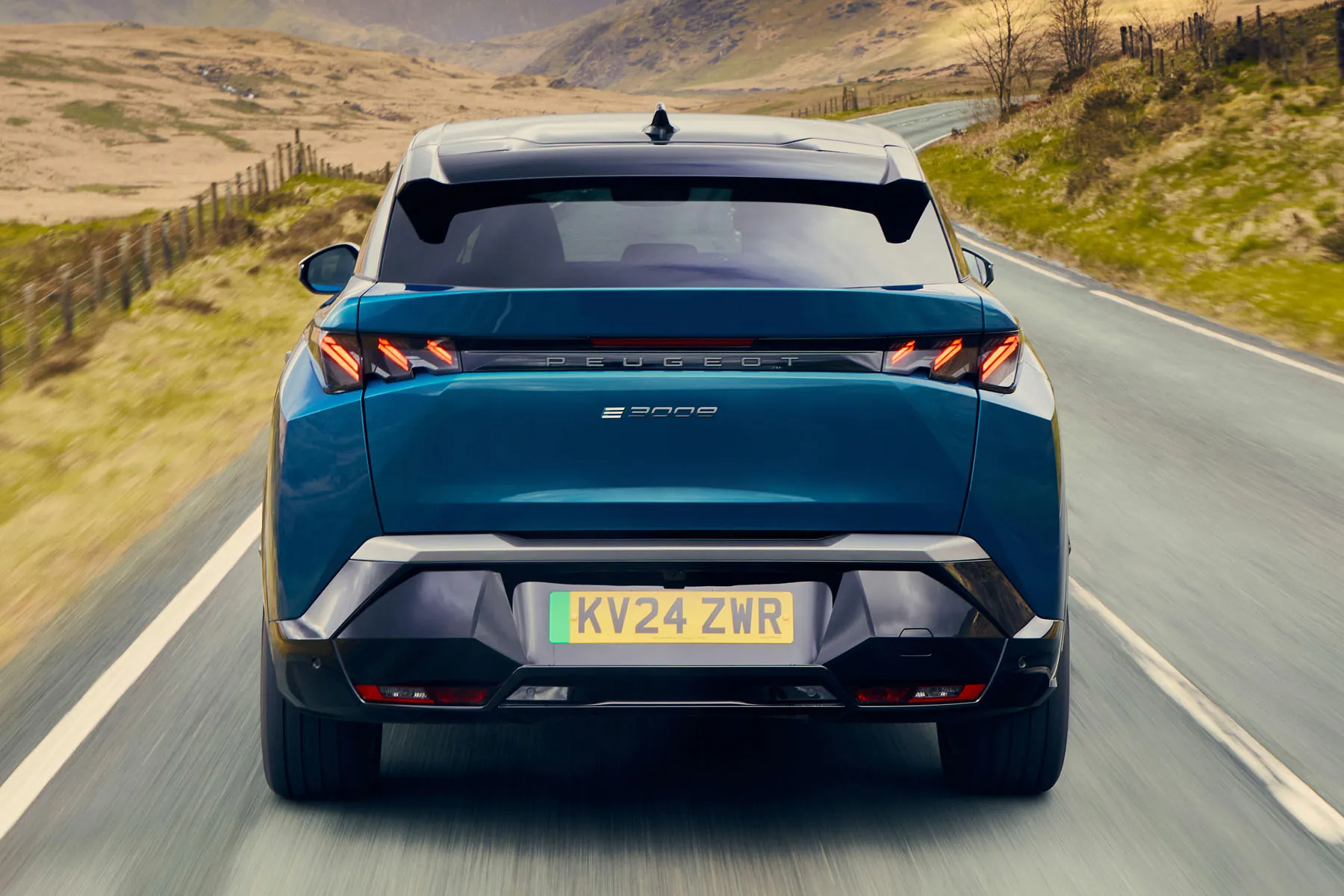 Peugeot e-3008 Review 2024: rear dynamic
