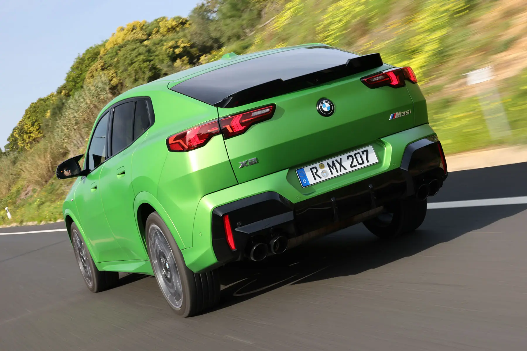 BMW X2 Review 2024: rear dynamic