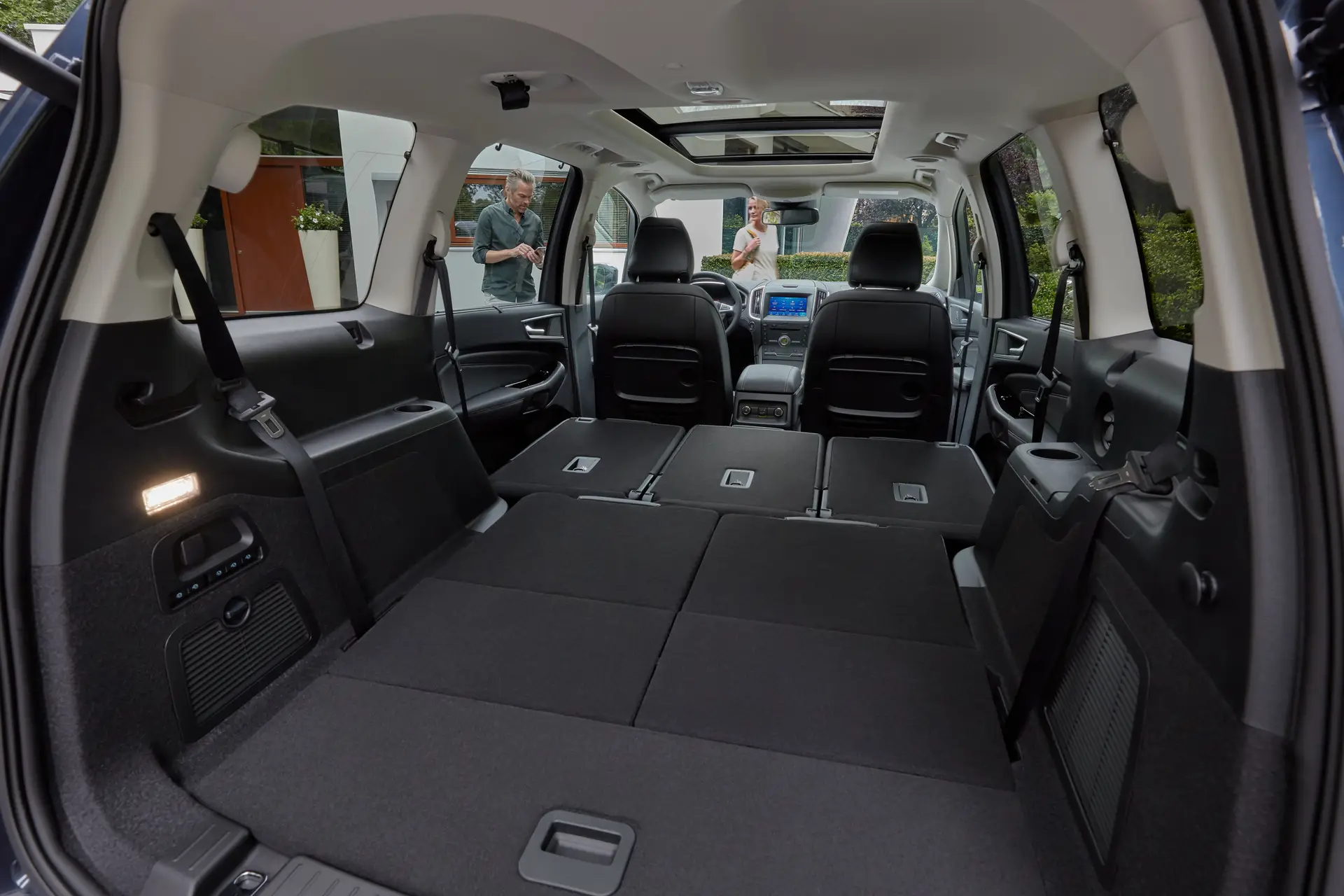 Ford Galaxy Review 2023: back seats folded