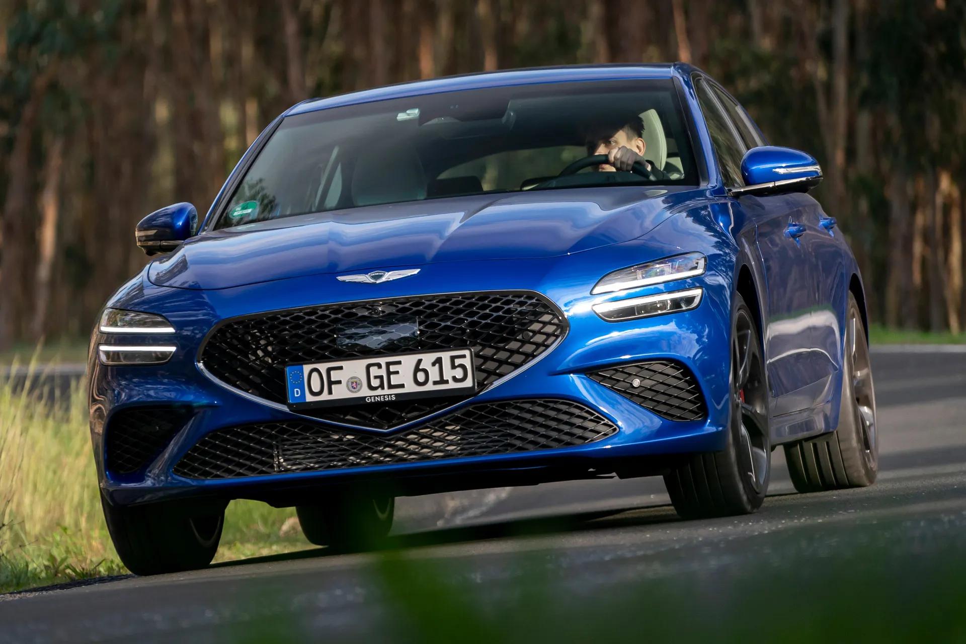 Genesis G70 Shooting Brake Review 2023: front dynamic