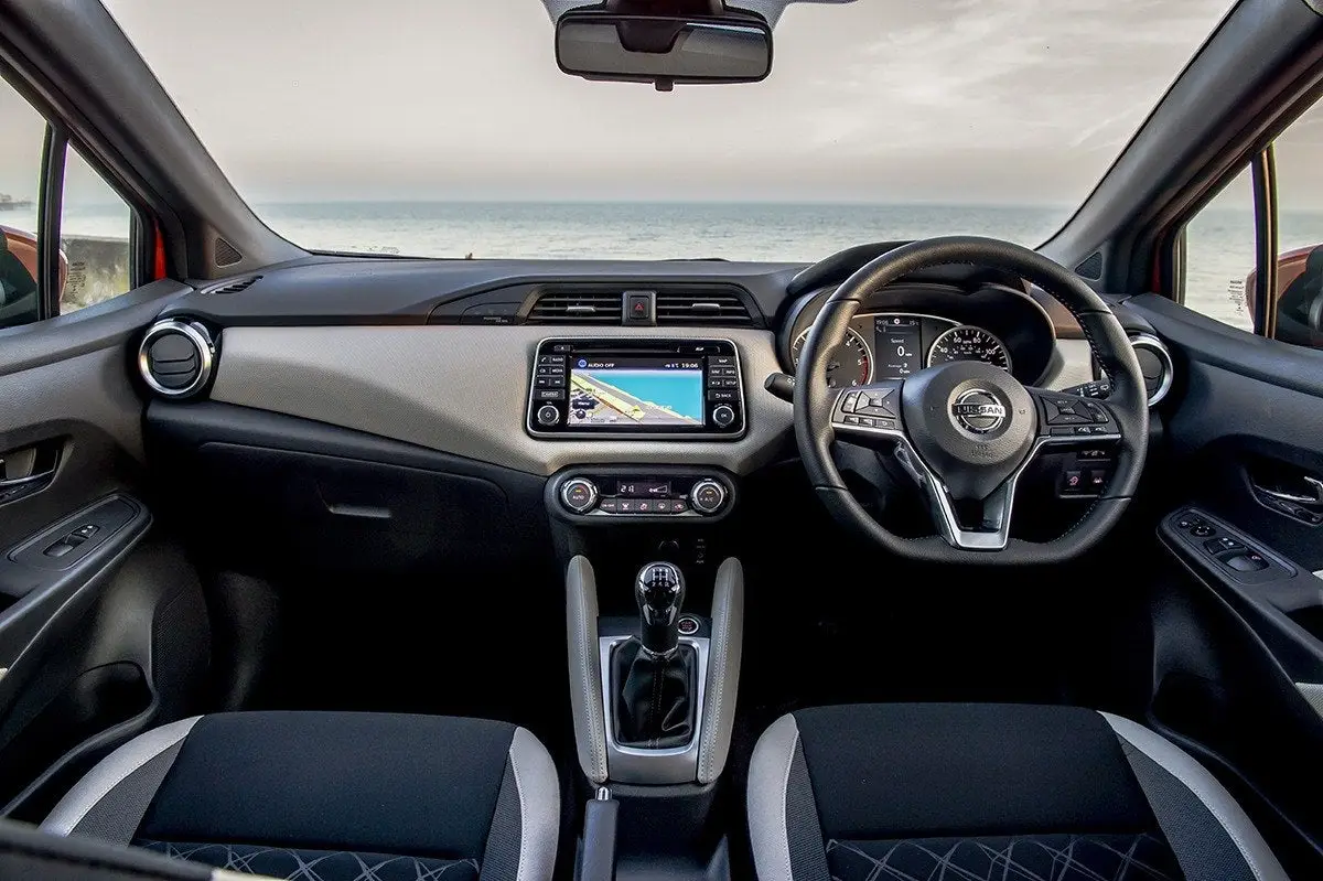 Nissan Micra Review 2023 front interior