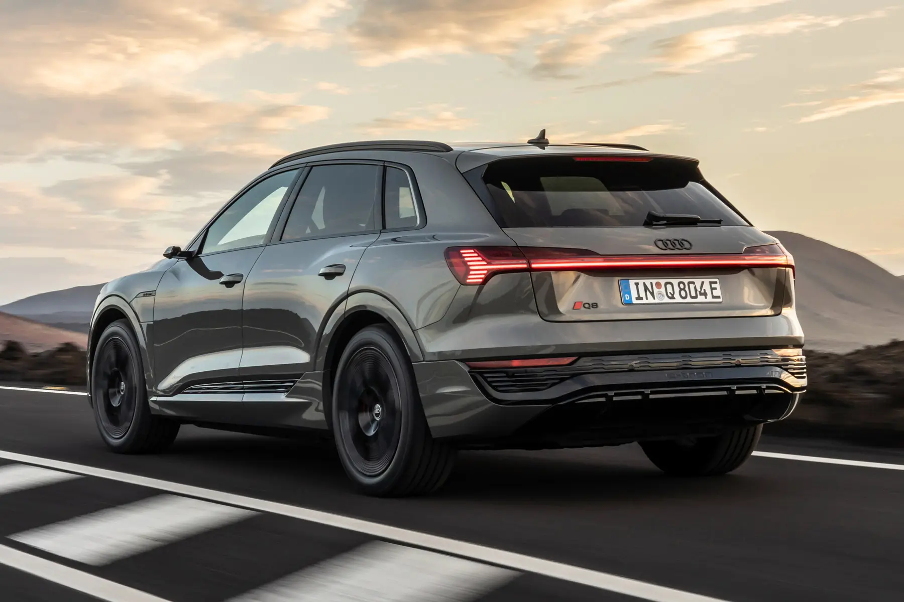 Audi Q8 e-tron Review 2023: rear dynamic