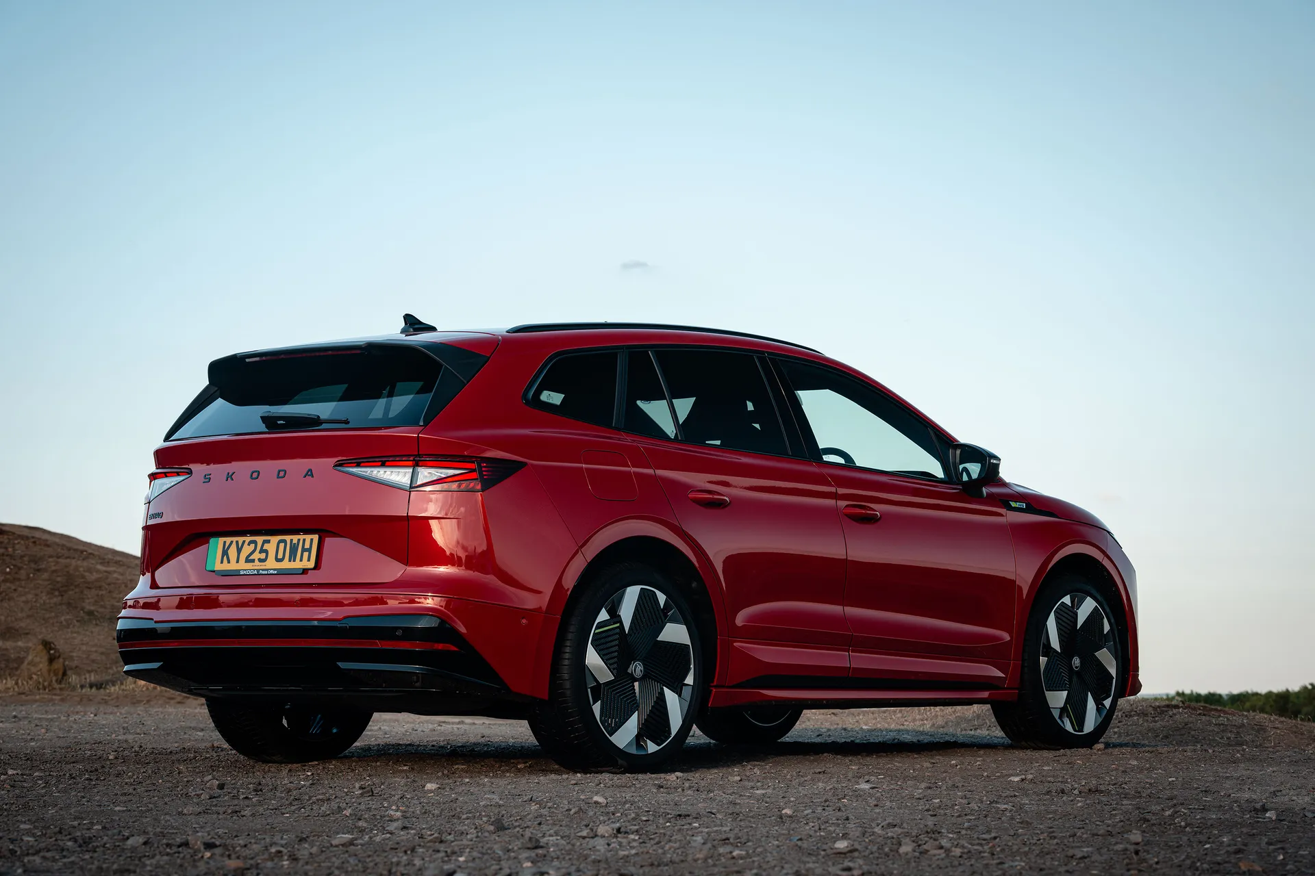 Skoda Enyaq vRS Review: rear view