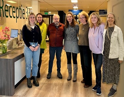De leden van de patiëntenadviesgroep