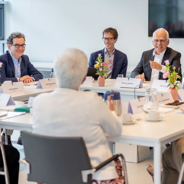 Minister Adema van Landbouw, Natuur en Voedselveiligheid op bezoek in het UMC Utrecht.
