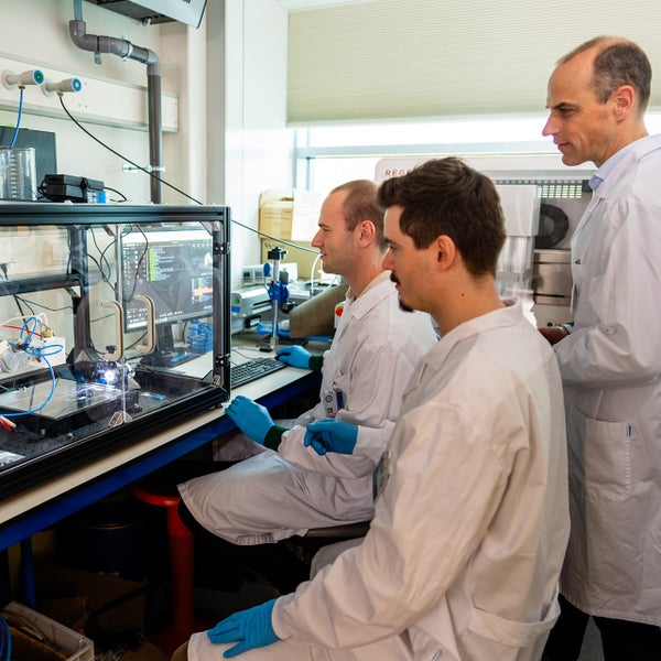 Biofabrication Jos Malda, Lennar Spauwen en Gabriel Größbacher