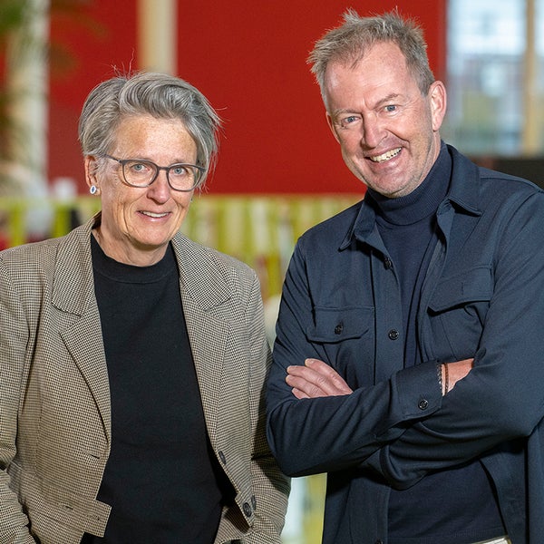 Martine Koppenhol en Bert Arets.