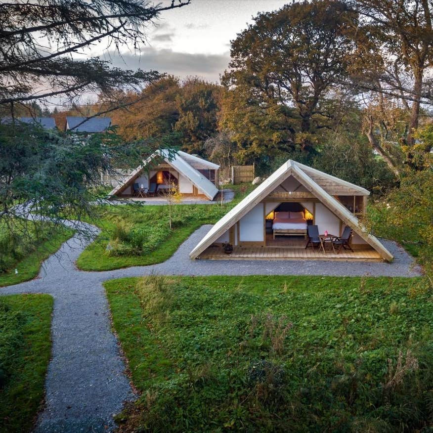 The site of Killarney Glamping in Co Kerry