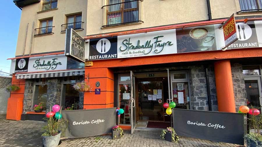 Brightly coloured exterior of Stradbally Fayre