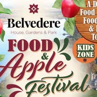 Part of poster for Belvedere Food & Apple Festival