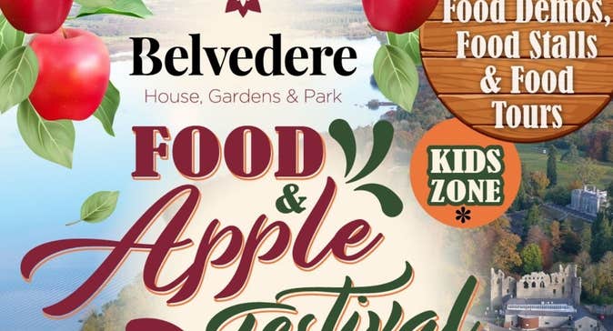 Part of poster for Belvedere Food & Apple Festival