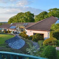 Bru Boru Cultural Centre exterior viewed from steps