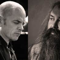 Trygve Seim and Tord Gustavsen with contemplative expressions.