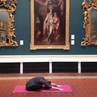 Yoga and meditation at the Gallery