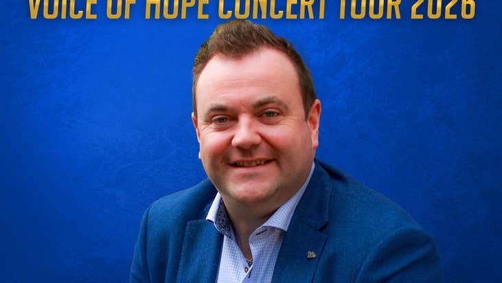 Patrick Feeney with Voice of Hope Concert Tour