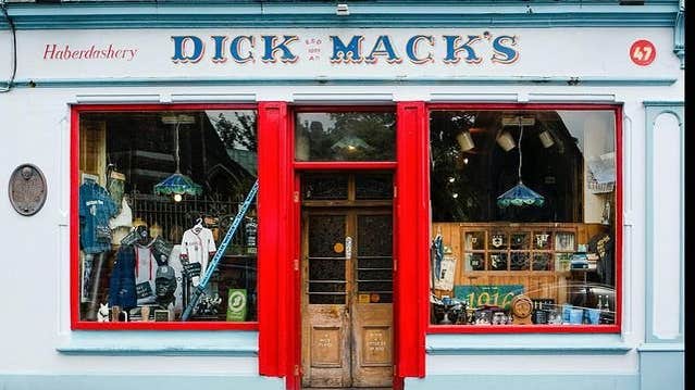 Exterior image of Dick Mack's pub in Dingle, County Kerry