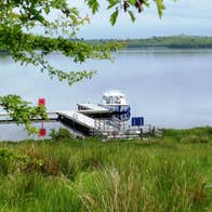 Image of a boat on the lake in County Leitrim