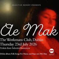 Ae Mak returns to the Workman's Club