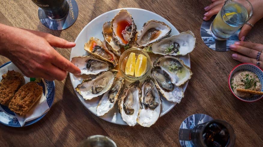 Oysters from McGarrigles Restaurant in Bundoran, Co Donegal
