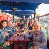 A group of people enjoying drinks in Dungarvan