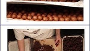 A chef making chocolate at Skelligs Chocolate Company, Kerry