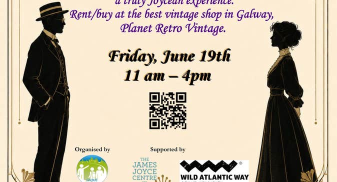 Part of poster for Bloomsday in Galway programme