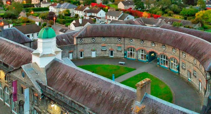 An aerial view of Kilkenny Design and the Castle Yard complex in Kilkenny