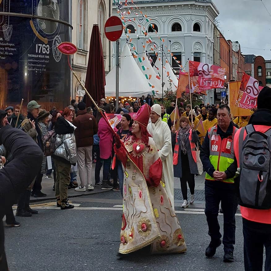 The 2024 St Brigid's Day parade in Dublin city