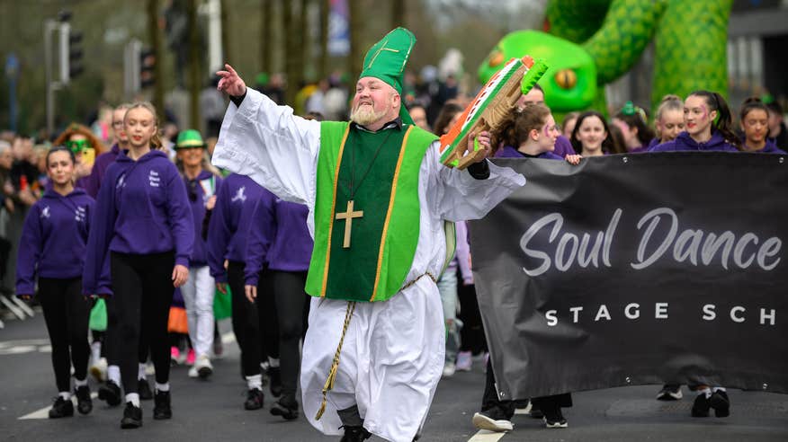 Performers at the 2024 St Patrick's Day Parade in Co Waterford