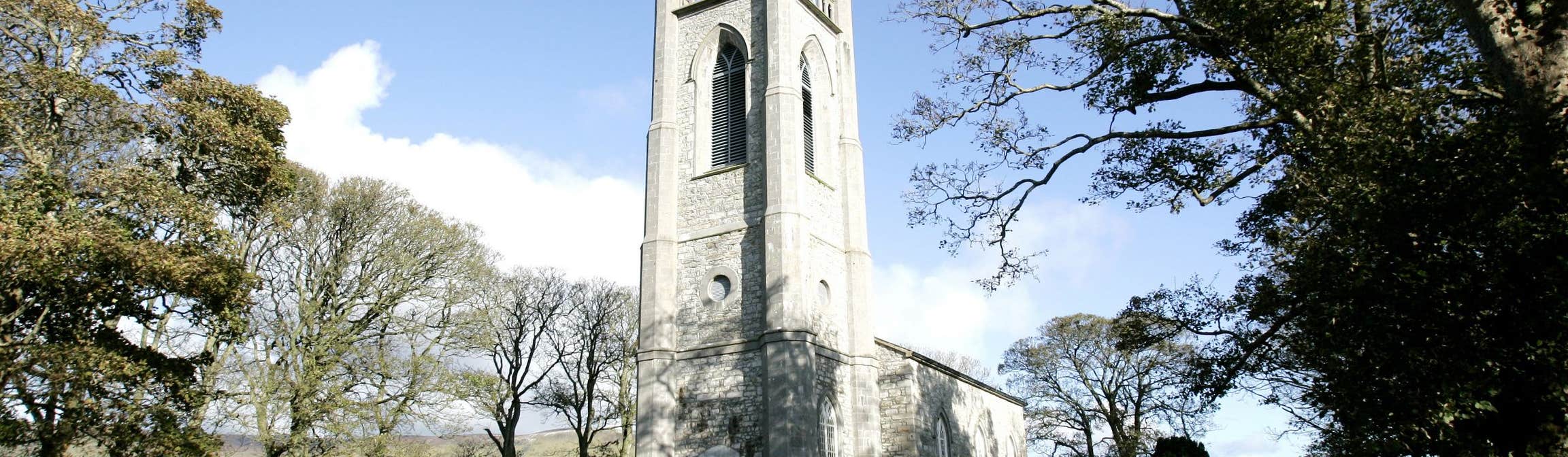 Image of a church in Drumcliffe in County Sligo
