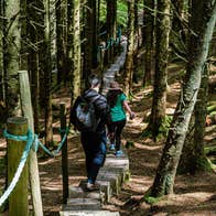 People walking the Queen Maeve Trail in Co Sligo