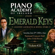 Celebrating 20 years 🎹 Piano Academy of Ireland's anniversary gala — Emerald Keys — at the National Concert Hall, Sat 27 June, 5 PM. Founders, faculty, alumni & prizewinners on one stage. Tickets from €20, on sale 10 June. nch.ie