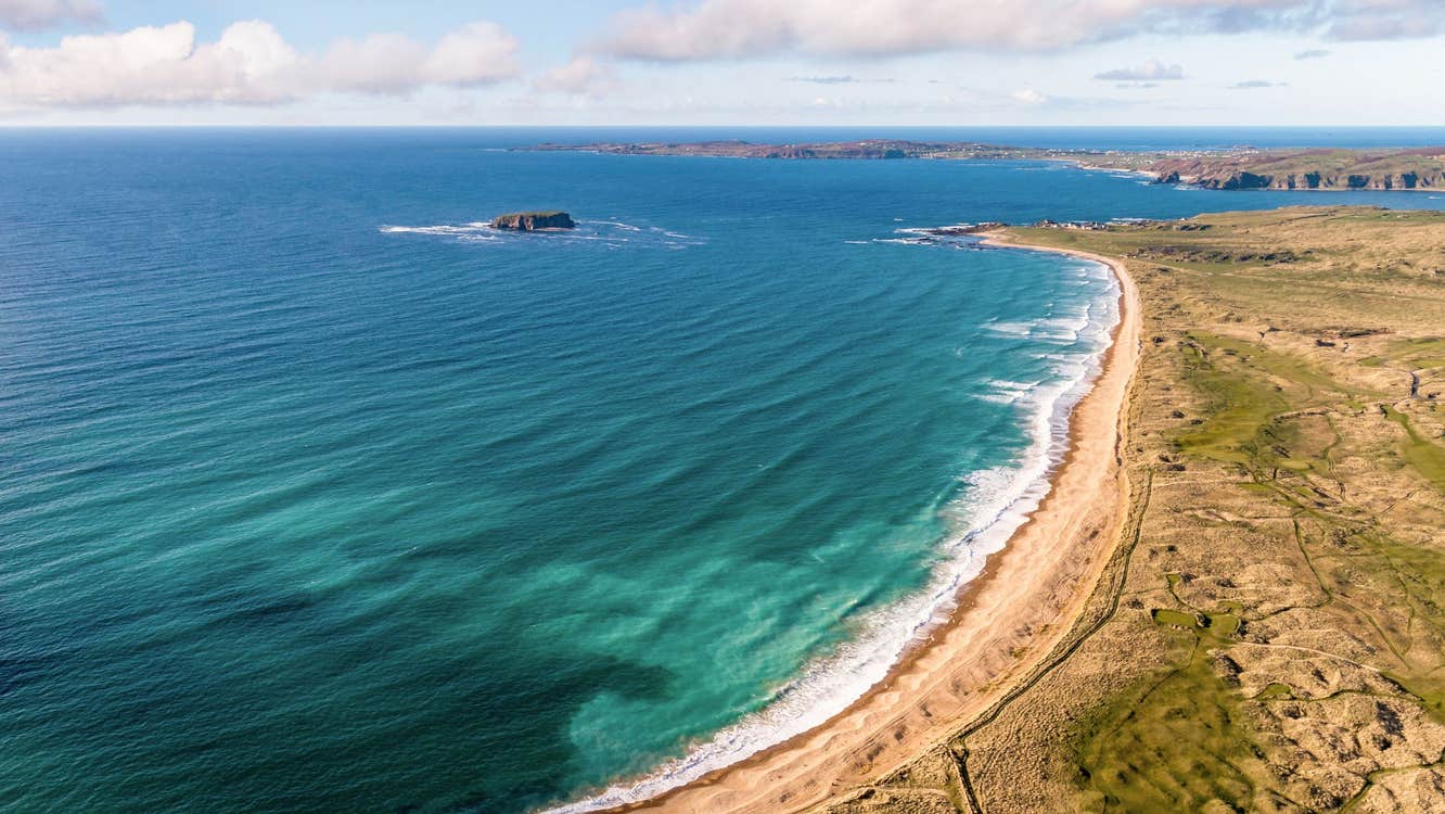 Pollan Bay strand in Donegal.