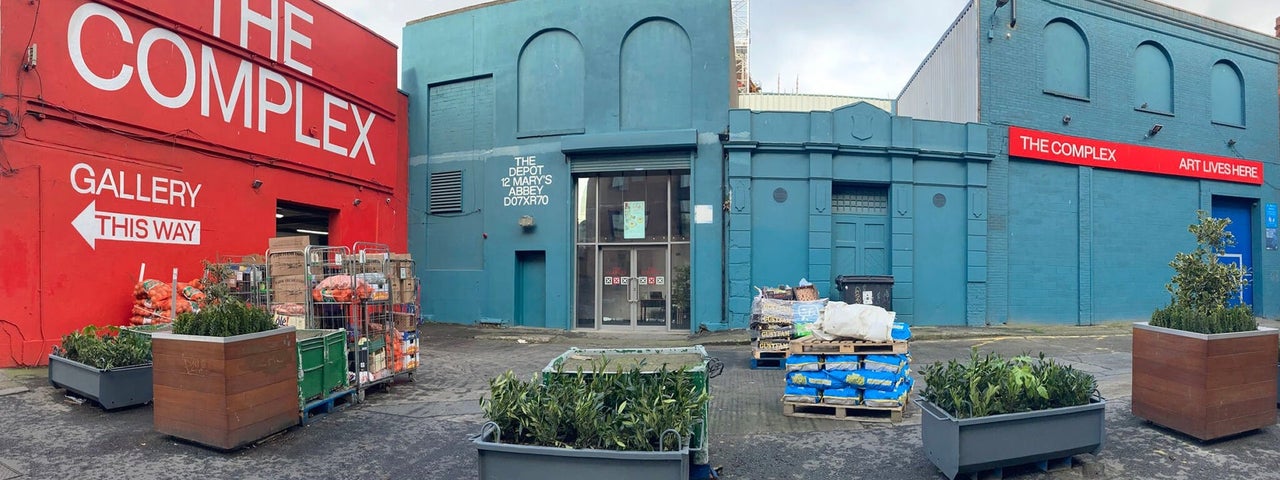 Exterior view of The Complex Arts Centre