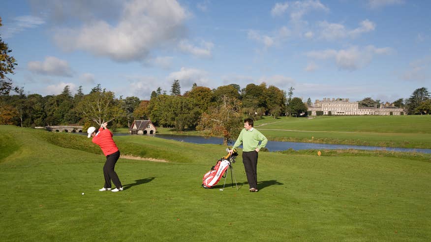 Golfers at Carton House in County Kildare