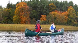 People canoeing with Adventure Gently
