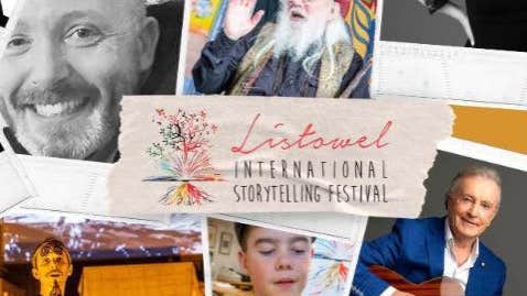Listowel International Storytelling Festival 2026, collage of photos