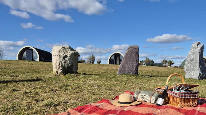 Treat yourself to a night of glamping.