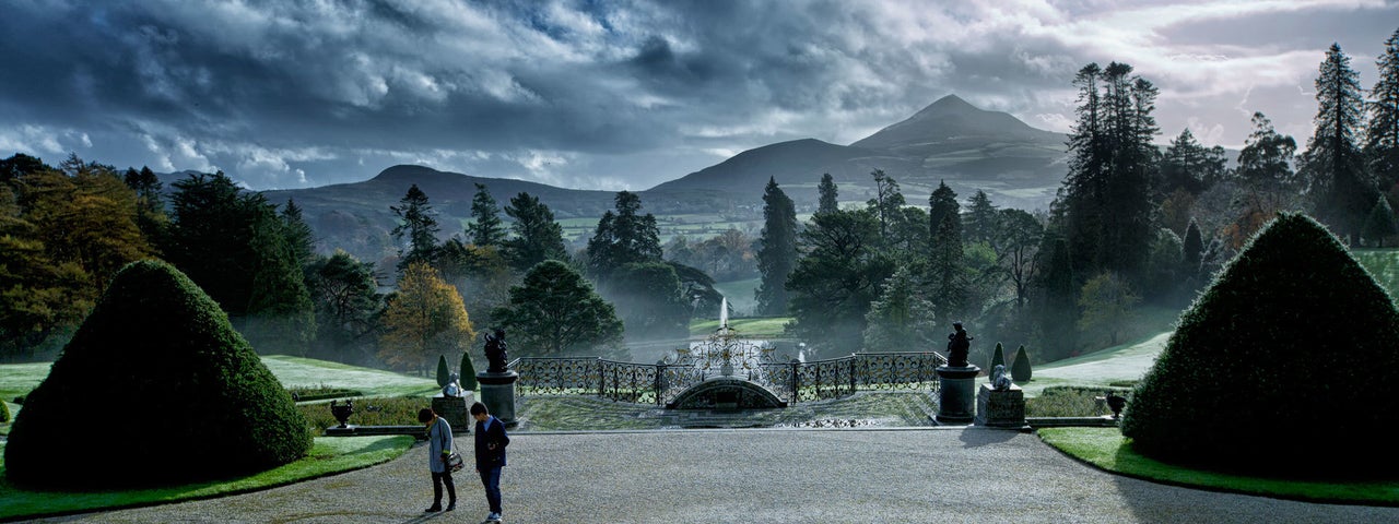 A view of the Powerscourt Estate Gardens with Kennedy & Carr