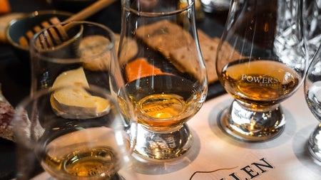 A whiskey tasting at The Powerscourt Distillery & Visitor Centre