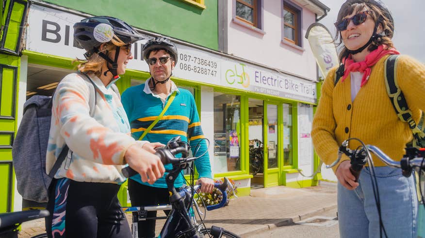 People at Electric Bike Trails in County Leitrim