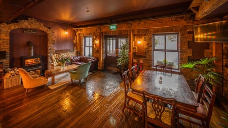 Interior view of the lounge area at The Golden Ball Kilternan