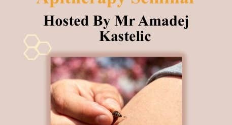 Apitherapy seminar cover page