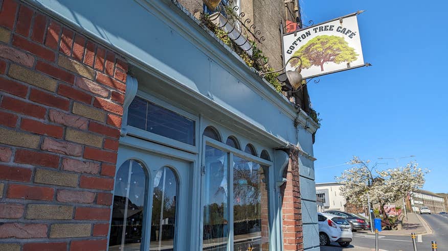 Exterior view of Cotton Tree Café in Enniscorthy, Co Wexford
