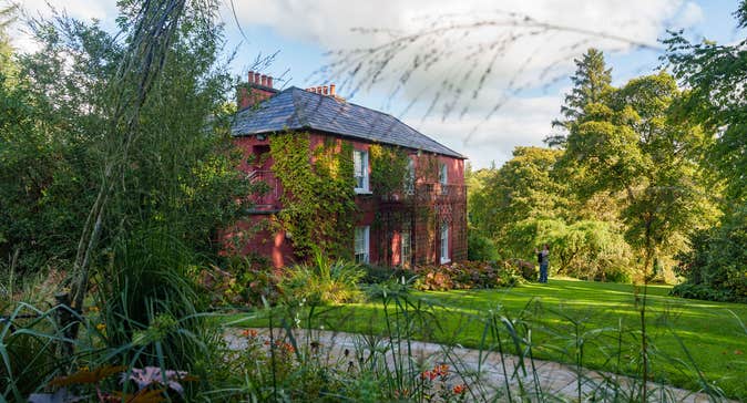 Exterior view of Glebe House and garden