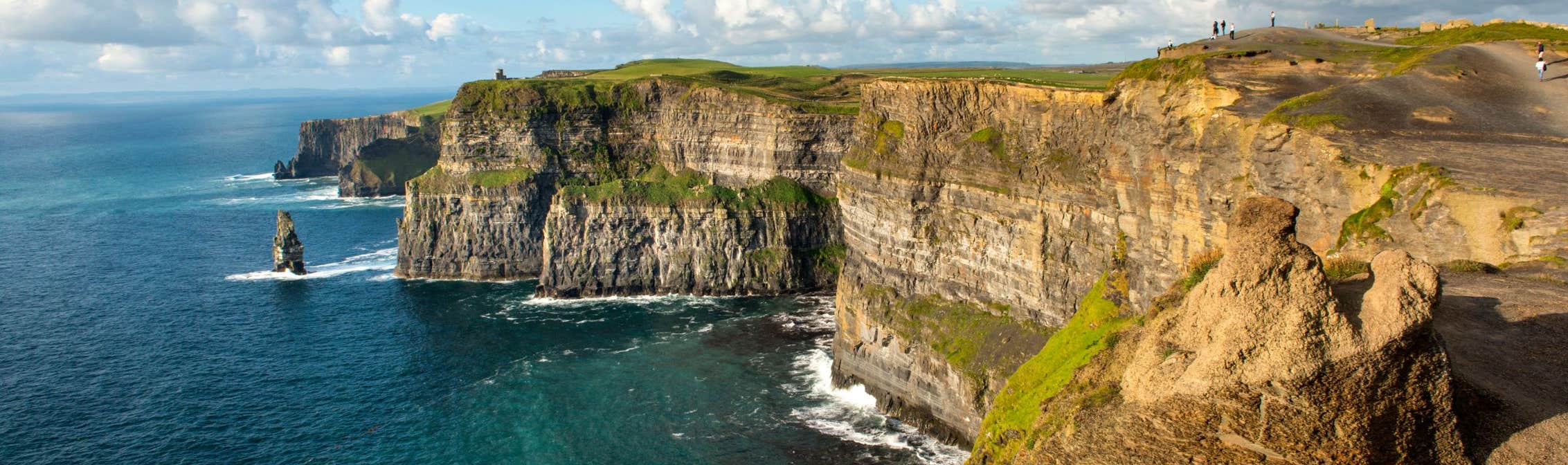 A view out over the stunning Cliffs of Moher, Clare